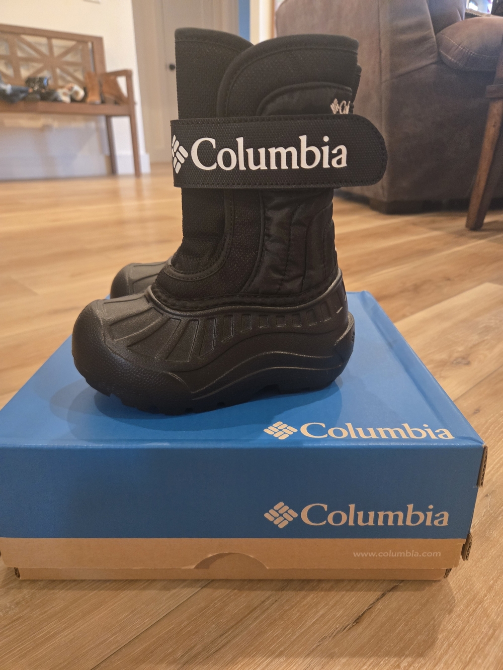 Columbia Kids' Black Waterproof Snow Boot